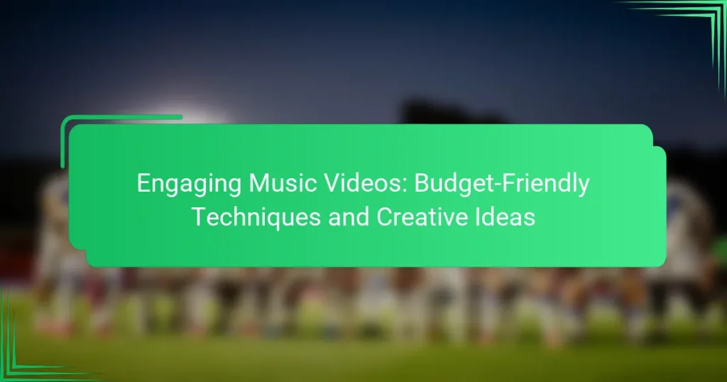 Engaging Music Videos: Budget-Friendly Techniques and Creative Ideas