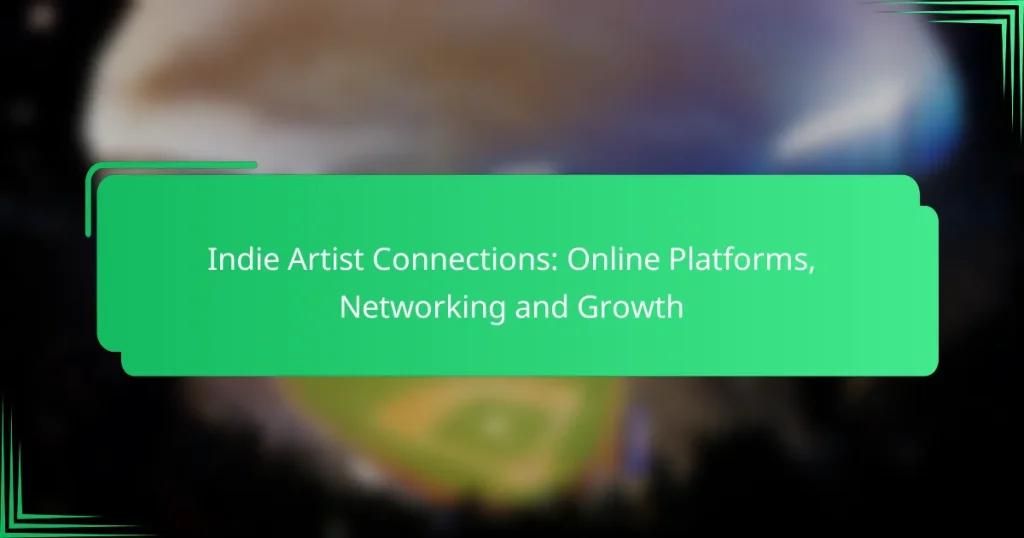 Indie Artist Connections: Online Platforms, Networking and Growth