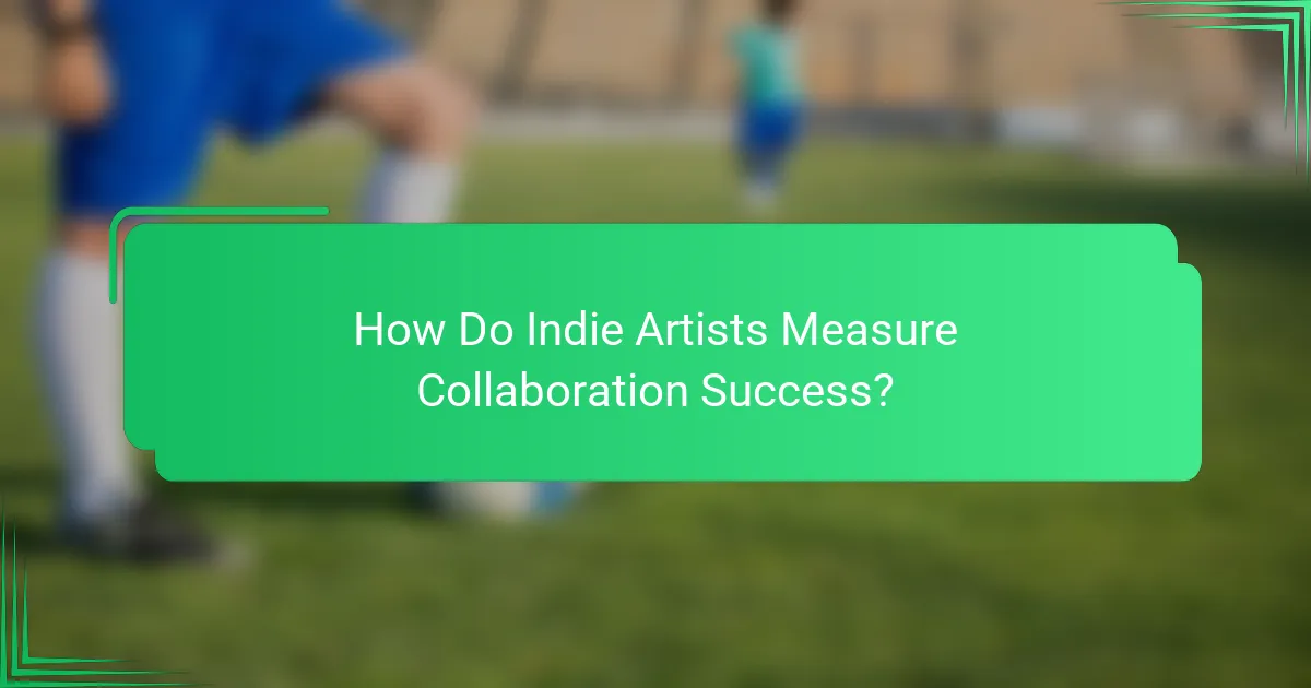How Do Indie Artists Measure Collaboration Success?