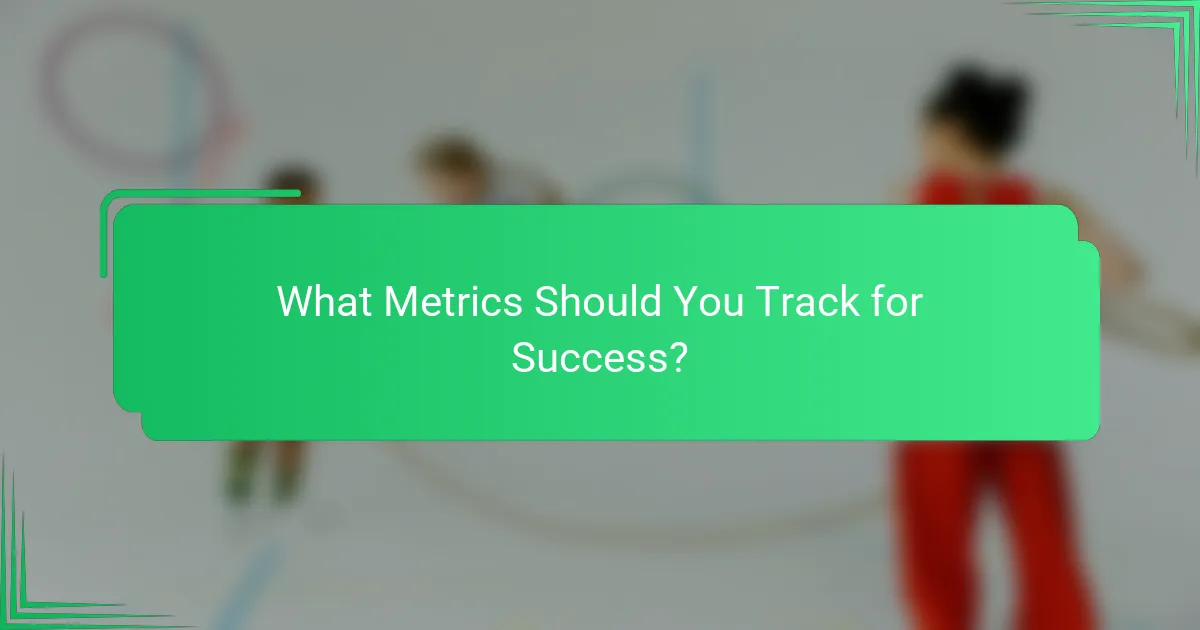 What Metrics Should You Track for Success?